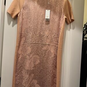 Tory Burch Blush and Peach Midi Dress
